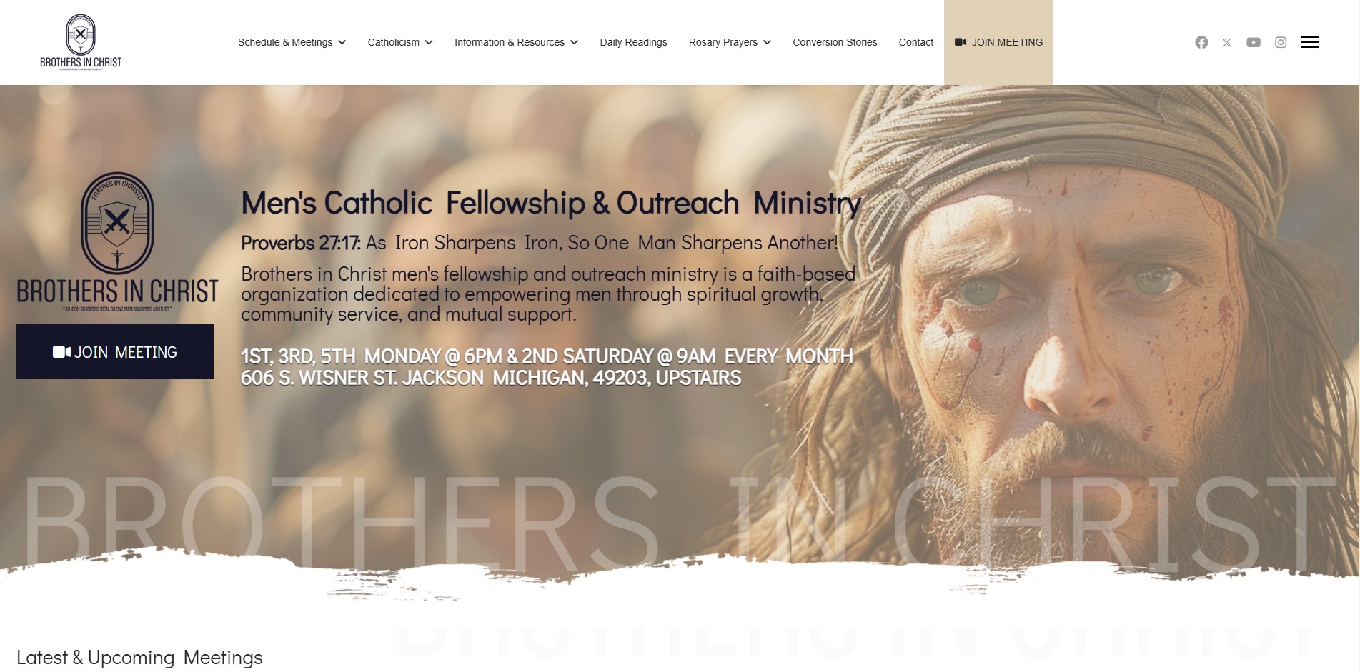 Brothers in Christ - Web Design and Graphic Design