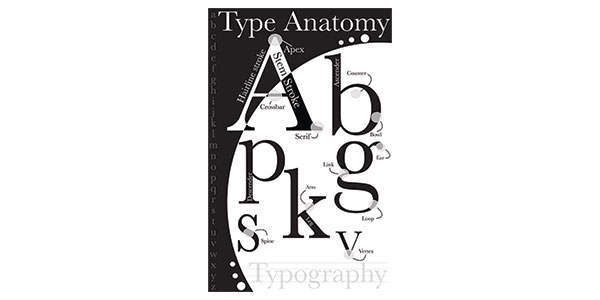 Anatomy of Type Graphic Design School Project - Web Design and Graphic Design