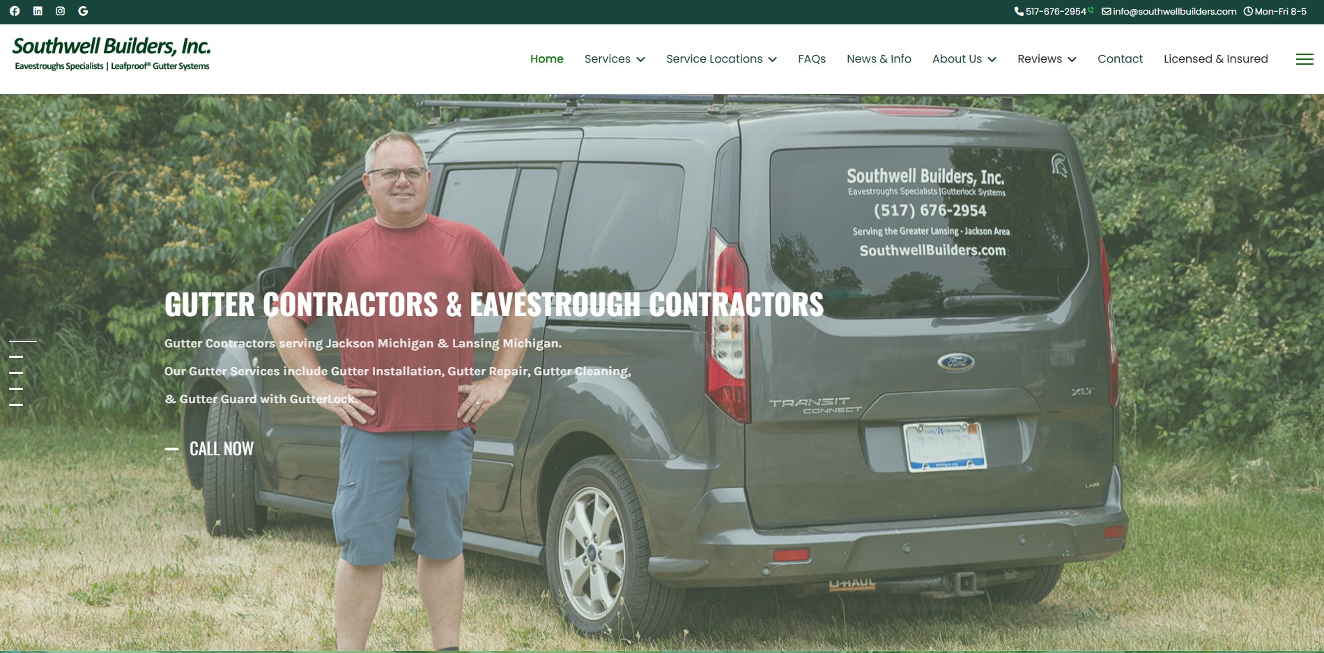 Southwell Builders - Web Design and Graphic Design